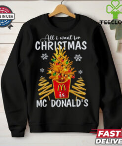 All I Want For Christmas MC Donald's Shirt