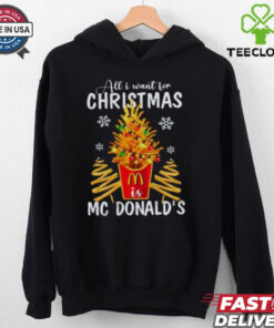 All I Want For Christmas MC Donald's Shirt
