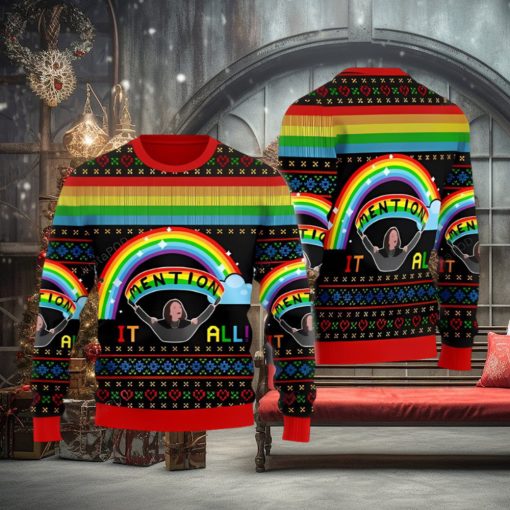 All I Want For Christmas Mention It All Christmas Ugly Sweater