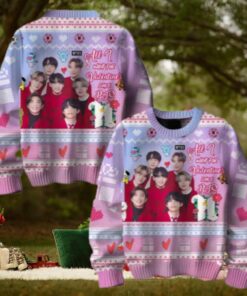 All I Want For Valentines Day Is BTS Chirstmas Gifts 2024 Xmas For Family And Friends Ugly Sweater