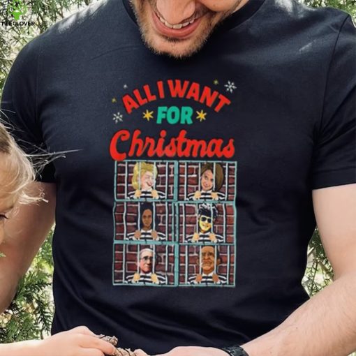 All I Want for Christmas Biden Trump Ugly T Shirt