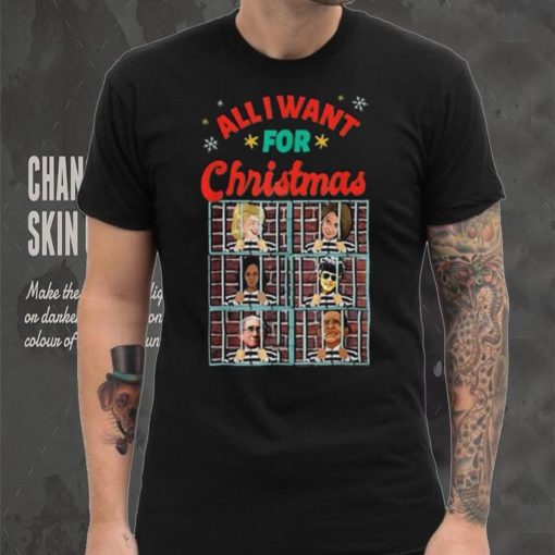 All I Want for Christmas Biden Trump Ugly T Shirt