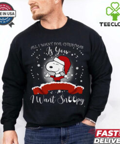 All I Want for Christmas Is You Snoopy Santa shirt 1 All I Want for Christmas Is You Snoopy Santa shirt