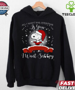 All I Want for Christmas Is You Snoopy Santa shirt 2 All I Want for Christmas Is You Snoopy Santa shirt