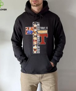 All I need today is a little bit of Tennessee Volunteers and a whole lot of Jesus hoodie, sweater, longsleeve, shirt v-neck, t-shirt