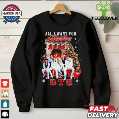 All I want for Christmas is BTS snow shirt