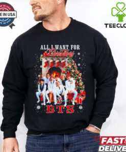 All I want for Christmas is BTS snow shirt