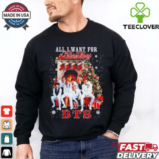 All I want for Christmas is BTS snow shirt