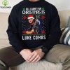 Christmas Zombie crossword game ugly shirt