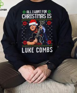 All I want for Christmas is Luke Combs ugly shirt