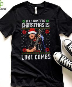 All I want for Christmas is Luke Combs ugly shirt