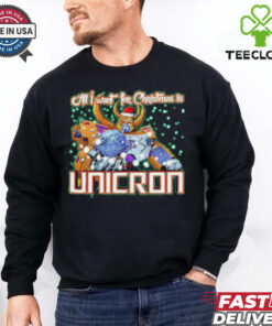 All I want for Christmas is Megatron Unicron shirt