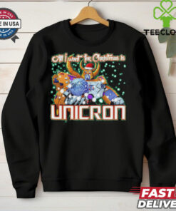 All I want for Christmas is Megatron Unicron shirt