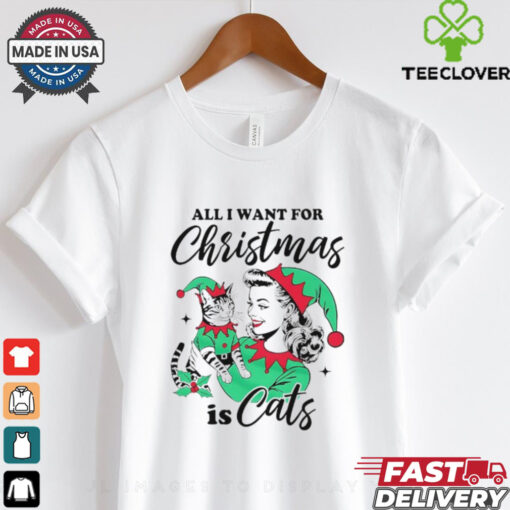 All I want for Christmas is cats shirt