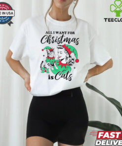 All I want for Christmas is cats shirt
