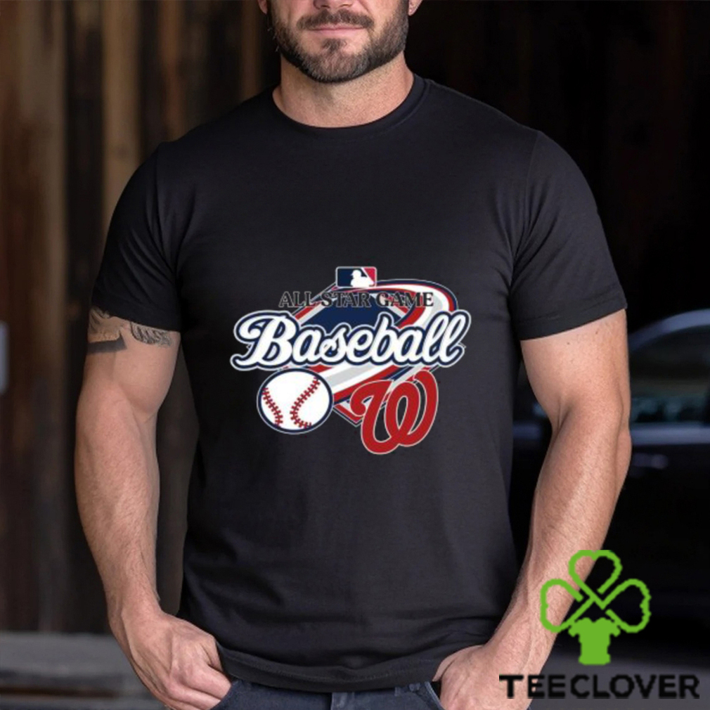 All Star Game Baseball Washington Nationals logo T shirt All Star Game Baseball Washington Nationals logo T shirt