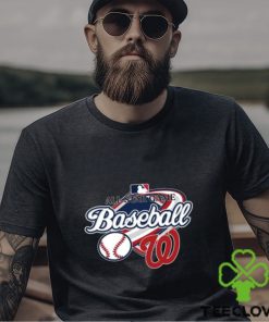 All Star Game Baseball Washington Nationals logo T shirt