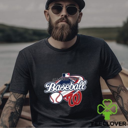 All Star Game Baseball Washington Nationals logo T shirt