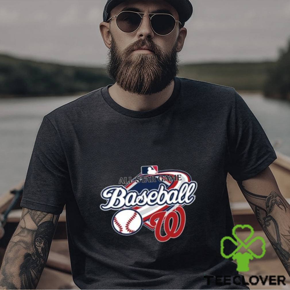 All Star Game Baseball Washington Nationals logo T shirt All Star Game Baseball Washington Nationals logo T shirt