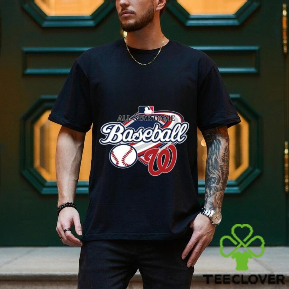 All Star Game Baseball Washington Nationals logo T shirt All Star Game Baseball Washington Nationals logo T shirt