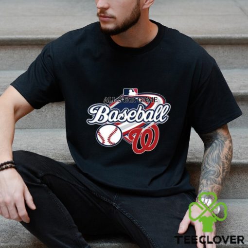 All Star Game Baseball Washington Nationals logo T shirt