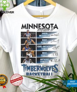 All Stars Minnesota Timberwolves Starting 6 Basketball White Design Shirt