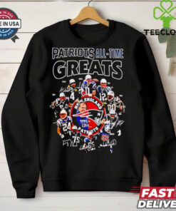 All Time Greats New England Patriots Team Players Autograph shirt