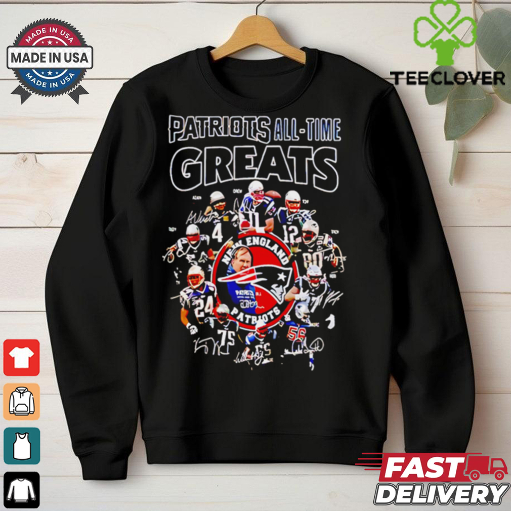 All Time Greats New England Patriots Team Players Autograph shirt All Time Greats New England Patriots Team Players Autograph shirt