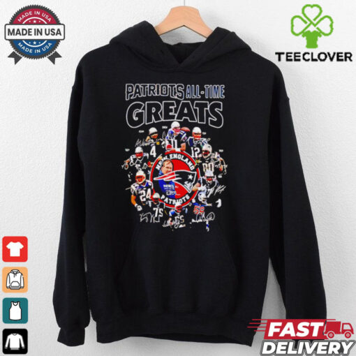 All Time Greats New England Patriots Team Players Autograph shirt