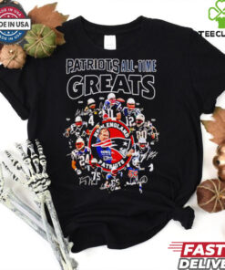 All Time Greats New England Patriots Team Players Autograph shirt