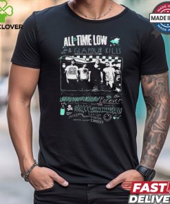 All Time Low & Glamour Kills Throwback Forever t shirt