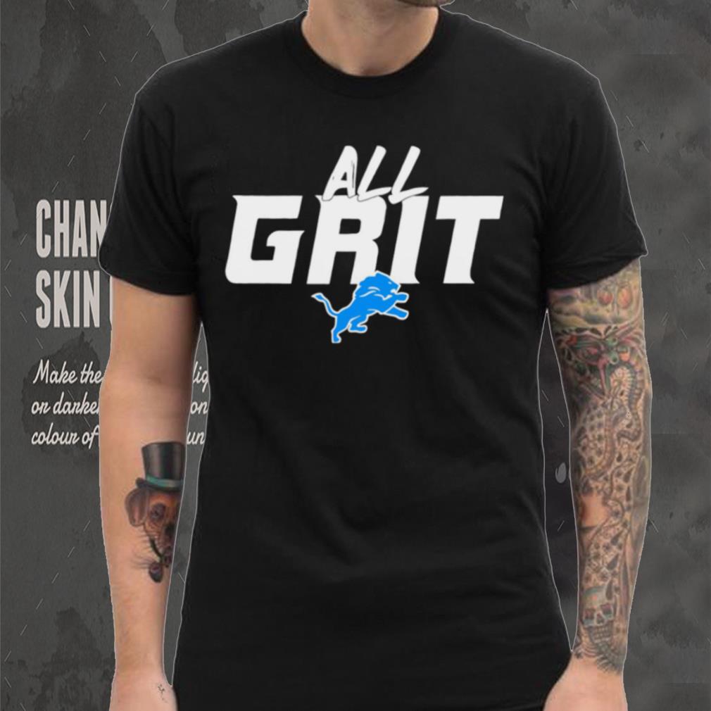 All grit Detroit Lions football logo gift shirt All grit Detroit Lions football logo gift shirt