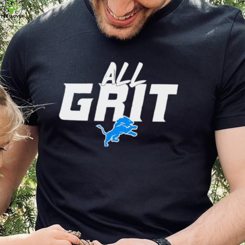 All grit Detroit Lions football logo gift shirt All grit Detroit Lions football logo gift shirt