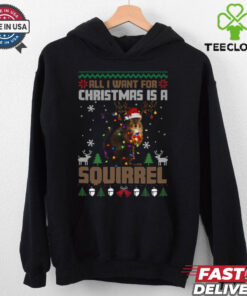 All i want for christmas is a souirrel christmas shirt 2 All i want for christmas is a souirrel christmas shirt