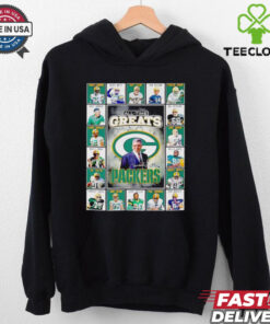 All time greats Green Bay Packers Charles Woodson Reggie White Bart Starr Don Hutson signatures shirt