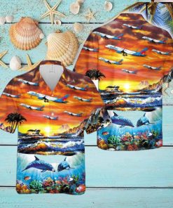 Allegiant Air Boeing 757 204 Hawaiian Shirt Aloha Summer