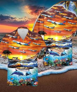 Allegiant Air Boeing 757 204 Hawaiian Shirt Aloha Summer