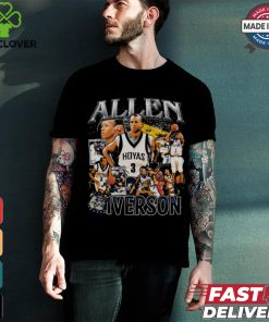 Allen Iverson College Vintage Bootleg T Shirt