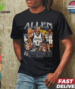Allen Iverson College Vintage Bootleg T Shirt