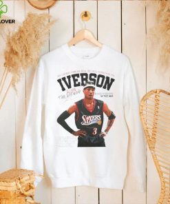 Allen Iverson Philadelphia 76ers basketball you can hide from the devil but he’ll always find you signature information retro shirt