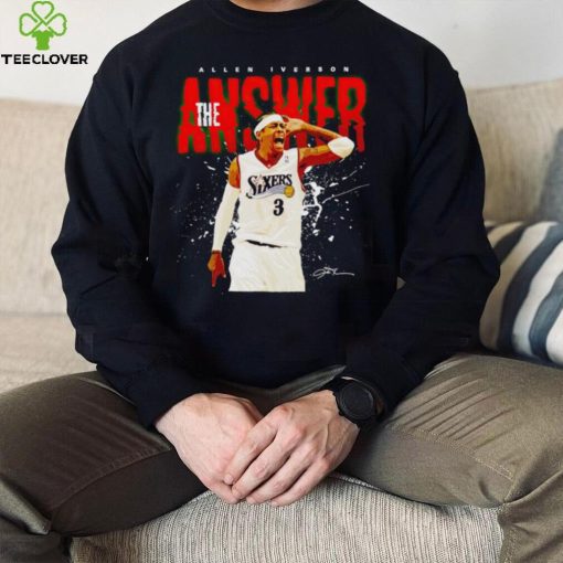 Allen Iverson the answer hoodie, sweater, longsleeve, shirt v-neck, t-shirt