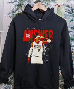 Allen Iverson the answer hoodie, sweater, longsleeve, shirt v-neck, t-shirt