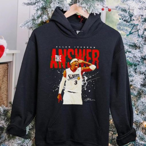 Allen Iverson the answer hoodie, sweater, longsleeve, shirt v-neck, t-shirt