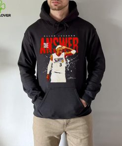 Allen Iverson the answer hoodie, sweater, longsleeve, shirt v-neck, t-shirt