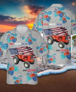 Allis Chalmers D21 Tractor, 4th Of July Hawaiian Shirt Summer Holiday Gift