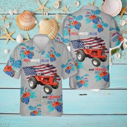 Allis Chalmers D21 Tractor, 4th Of July Hawaiian Shirt Summer Holiday Gift