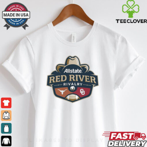 Allstate Red River Rivalry 2024 Oklahoma Sooners vs Texas Longhorns t hoodie, sweater, longsleeve, shirt v-neck, t-shirt