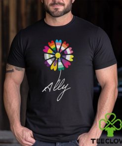 Ally flower LGBTQ Classic T Shirt 1 Ally flower LGBTQ Classic T Shirt