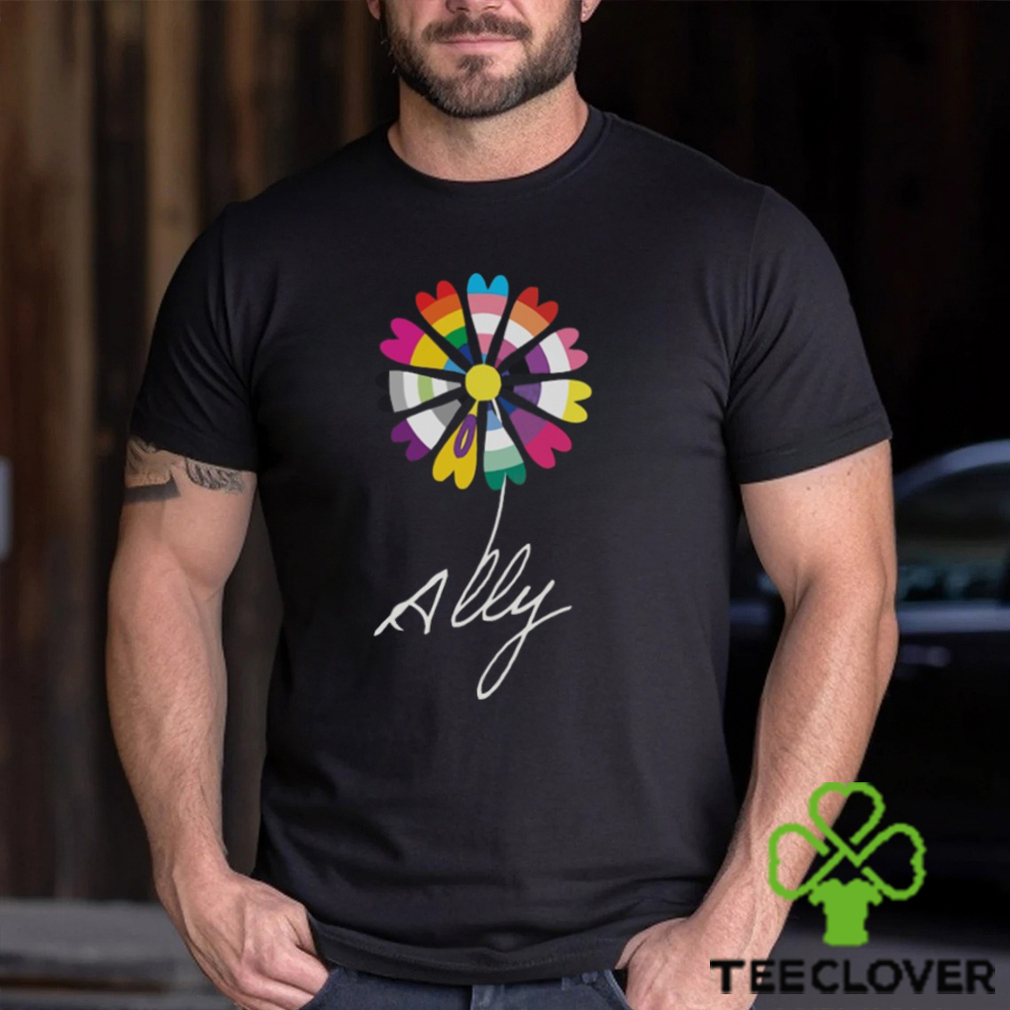 Ally flower LGBTQ Classic T Shirt Ally flower LGBTQ Classic T Shirt