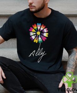 Ally flower LGBTQ Classic T Shirt 2 Ally flower LGBTQ Classic T Shirt